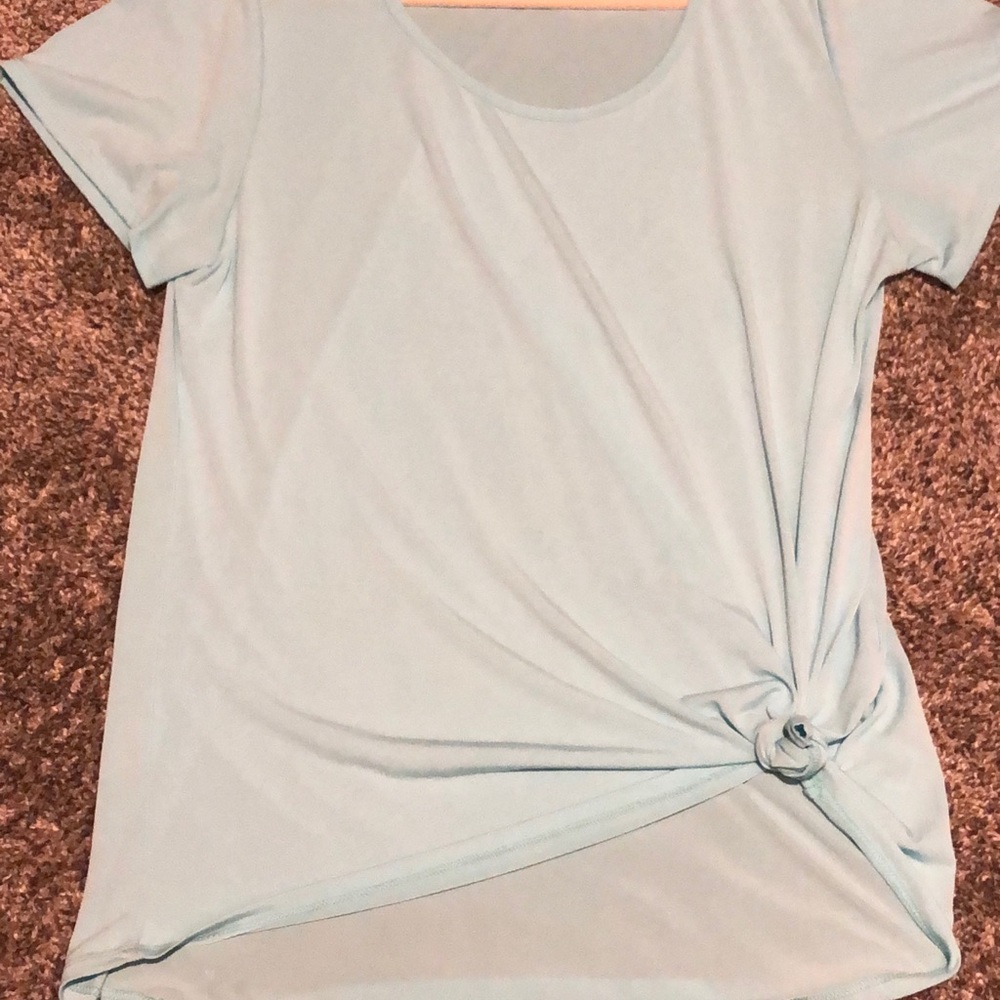 Light blue lularoe classic T